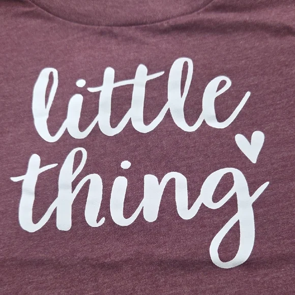 Bella Canvas Kids T-Shirt - Little Thing Design in Purple - Picture 2 of 6